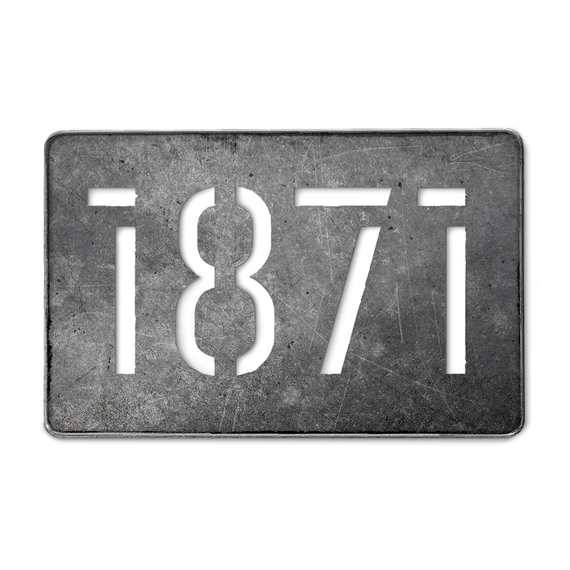 1871 logo by VSA Partners, Gensler, and Galambos + Associates